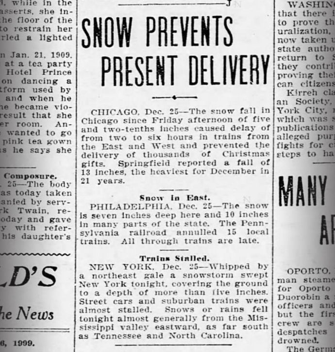 December 25, 1909